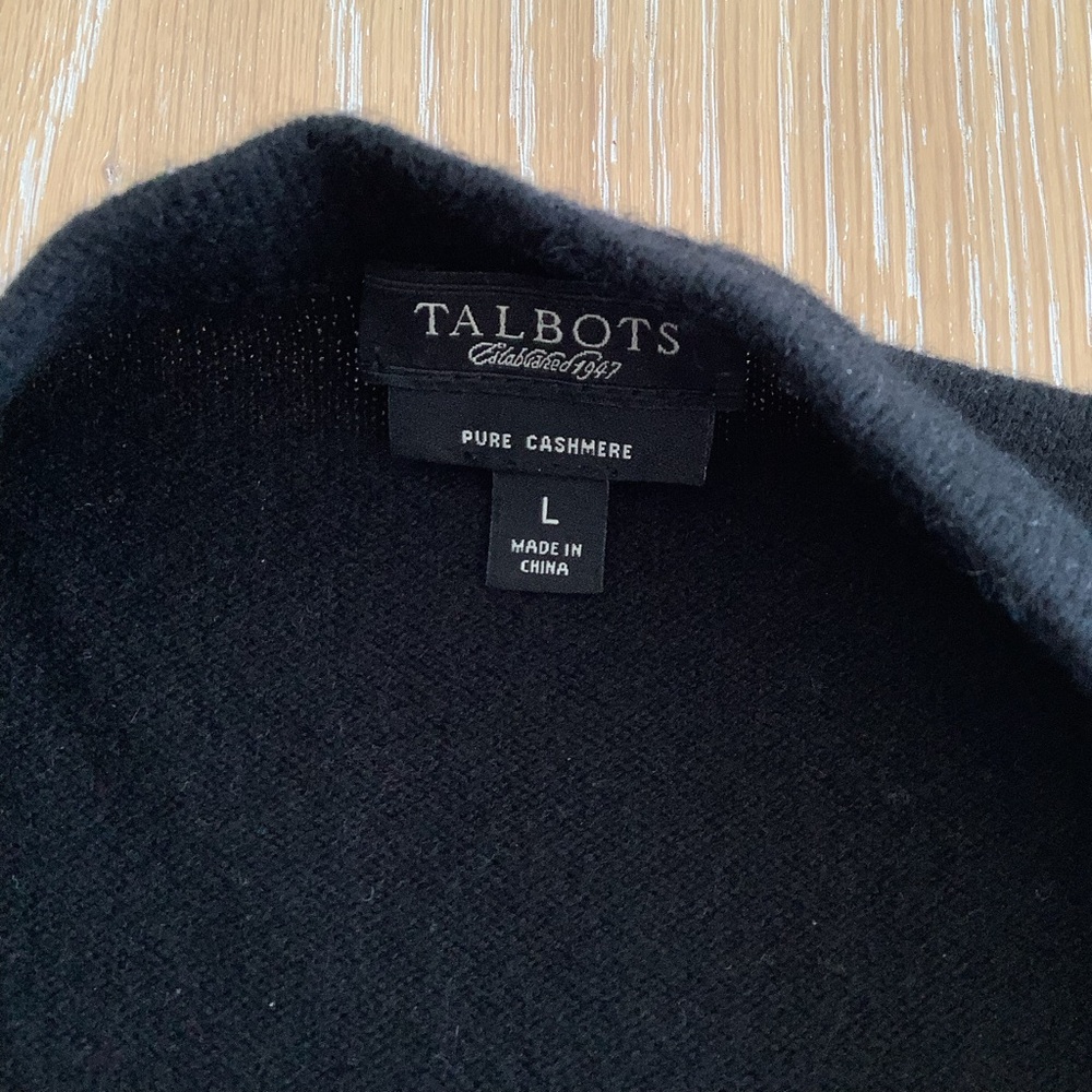 Talbots Cashmere Sweater Large - Picture 2 of 9
